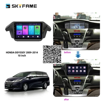 SKYFAME Auto Príslušenstvo Rádio Stereo Pre Honda Odyssey roky 2009 až 2012 2013 2014 Android Multimediálny Systém DSP GPS Navigácie Prehrávač