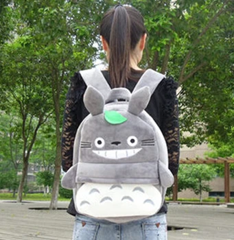 1PC 28 cm 35 cm zábavné totoro Hayao Miyazaki plyšové batohy 1-7 rokov škôlky ramenní taška Satchel dievča hračka baby darček